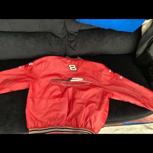 Dale Earnhardt JR Budweiser Racing Jacket 2-Sides - Picture 2 of 6